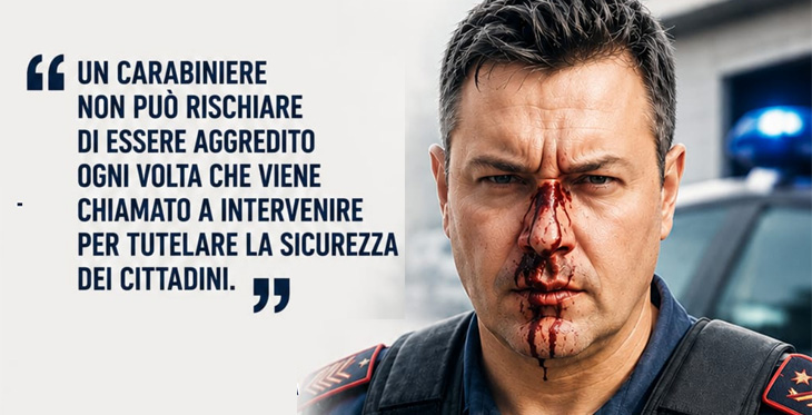 Comunicato SIC sull’aggressione a un Carabiniere a Pordenone